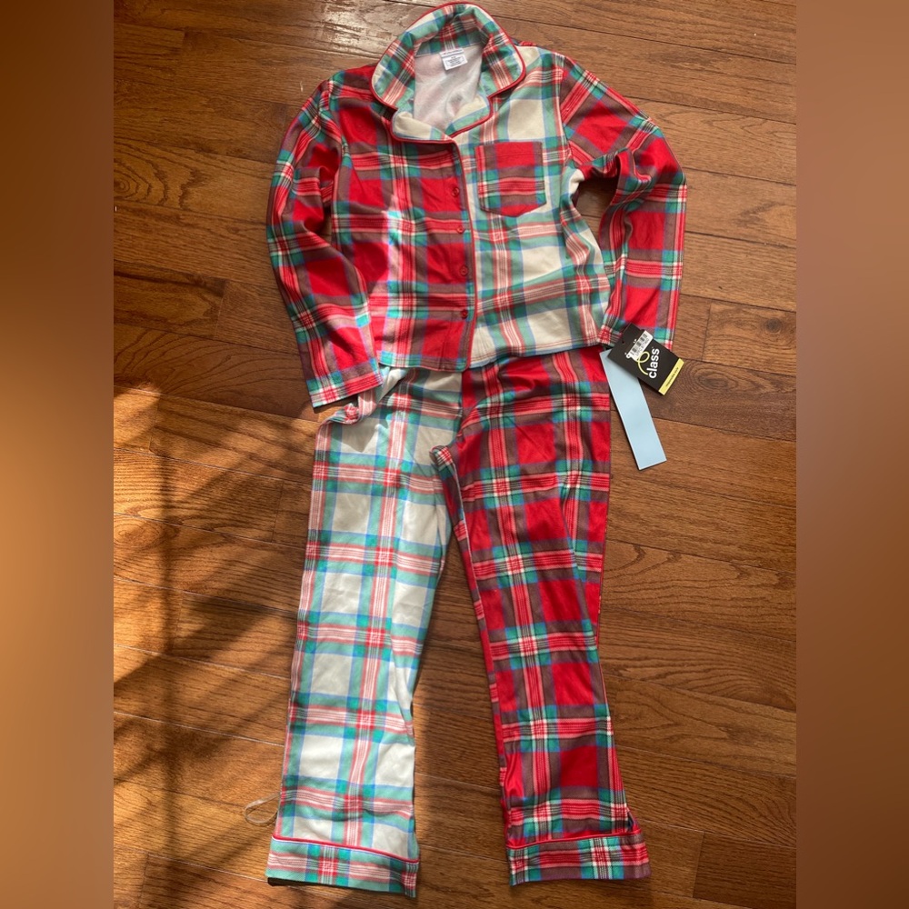 Kids Unisex 2pc Flannel Long Sleeve PJ Set